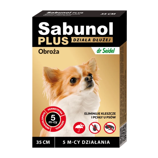 Нашийник для собак Sabunol Plus 35 см (5901742001537)