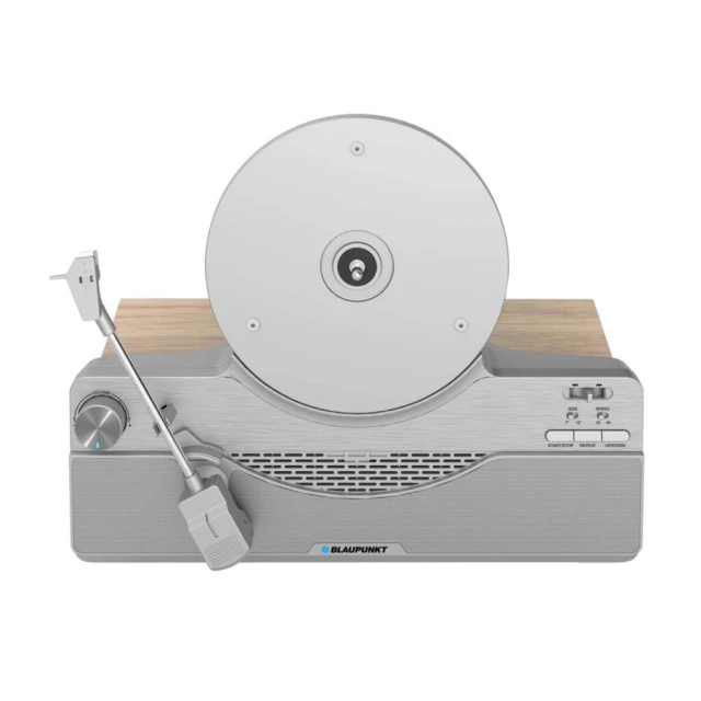 Грамофон Blaupunkt VT100SL вертикальний Silver (5901750507991)