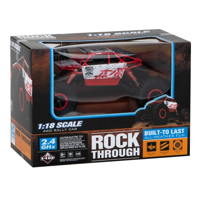 Машина на радіокеруванні Rock Crawler 1:18 2,4 ГГц Red (5901779365428)