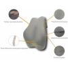 Поперекова подушка MDH Shape&Rest Memory Lumbar Pillow (5901780449582)