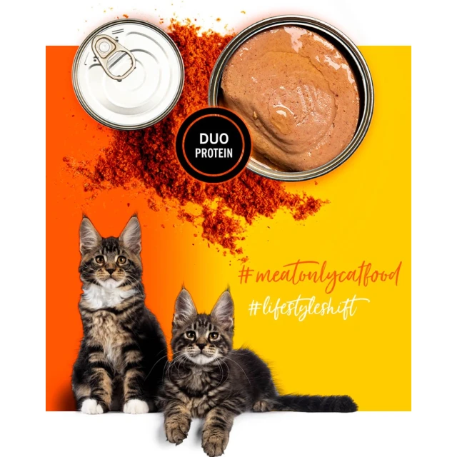 Вологий корм для кошенят 3Coty з куркою та крилем 80 г (5901785318661)