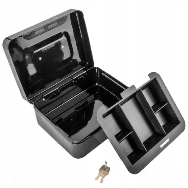 Каса для грошей металева Malatec Black (5901785366839)