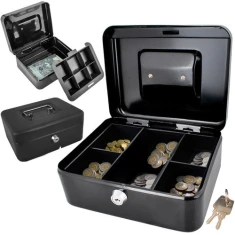 Каса для грошей металева Malatec Black (5901785366839)
