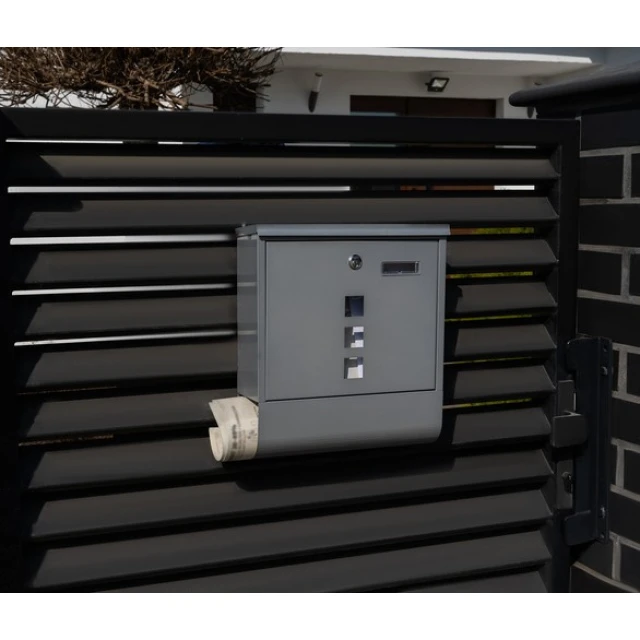 Поштова скринька з оцинкованої сталі Malatec Silver (5901785367409)