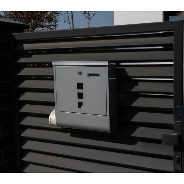 Поштова скринька з оцинкованої сталі Malatec Silver (5901785367409)
