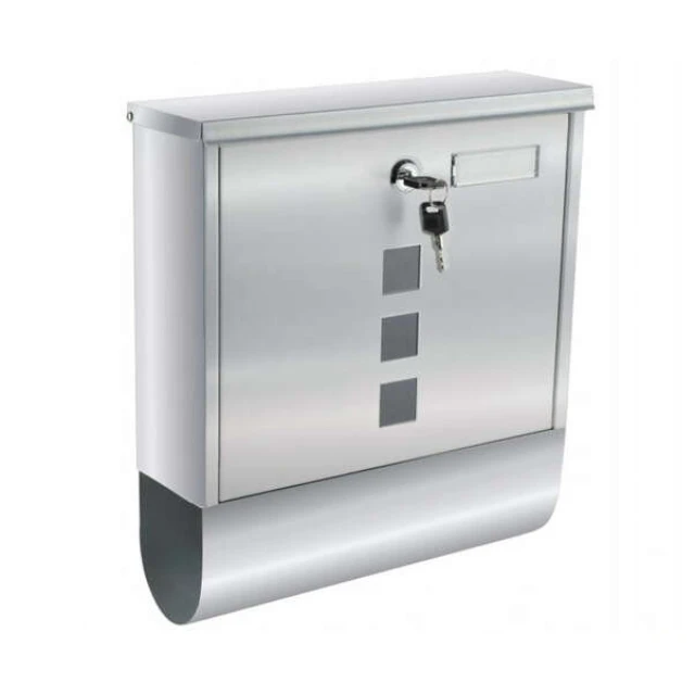Поштова скринька з оцинкованої сталі Malatec Silver (5901785367409)