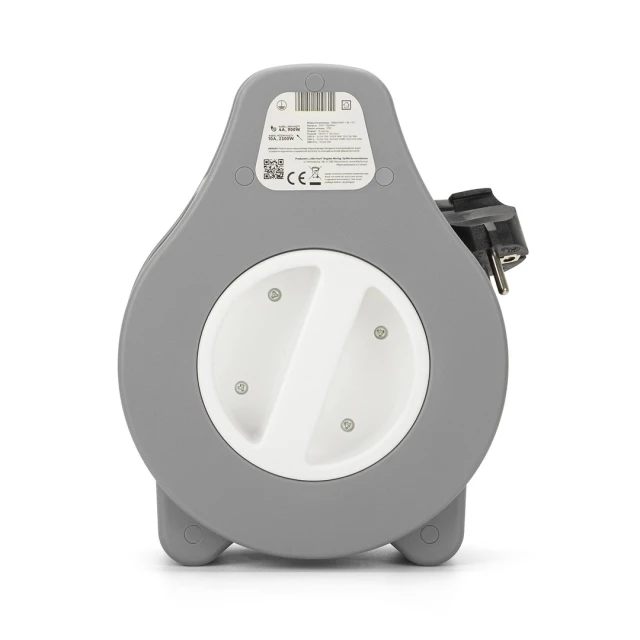 Подовжувач MONTIS MT188 що згортається з двома USB-портами A+C 10 м Grey (5901811410611)