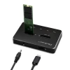 Док-станція Qoltec для SSD 2x M.2 SATA NGFF USB Type-C (5901878503103)