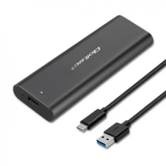 Зовнішній кишеню Qoltec для M.2 SATA SSD NGFF USB Type-C (5901878503110)