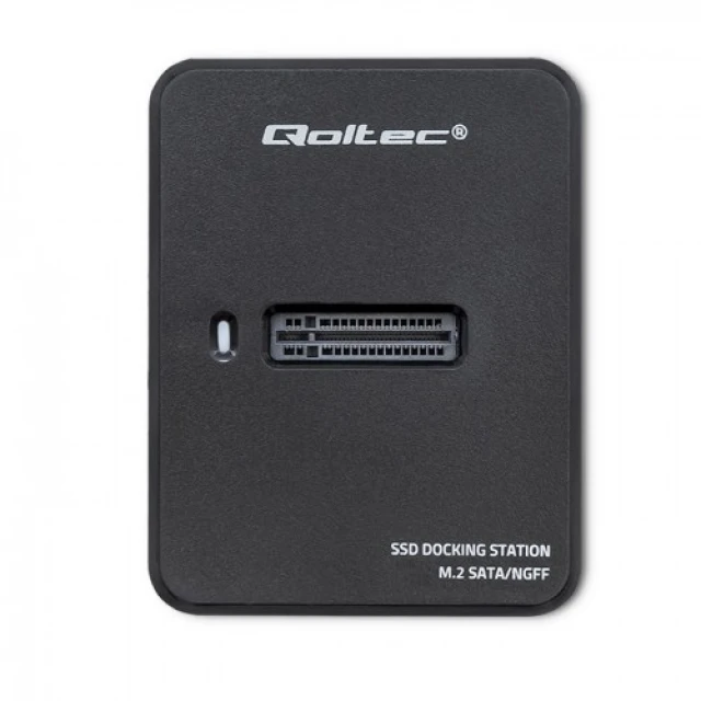 Док-станція Qoltec для SSD M.2 SATA NGFF USB 3.1 (5901878503141)