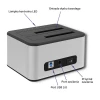 Док-станція для дисків Qoltec 2x HDD/SSD 2.5