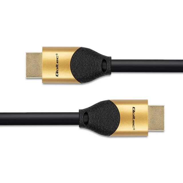 Кабель Qoltec HDMI v2.1 Ultra High Speed 8K 60Hz 28AWG 2 м (5901878503554)