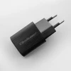 Мережевий зарядний пристрій Qoltec 35 Вт GaN Ultra USB-C PD + USB-A QC 3.0 Black (5901878507644)