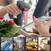 Сканер штрих-кодов беспроводной Qoltec 1D 2D 2.4GHz (5901878508566)