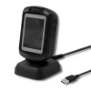 Сканер штрих-кодов стационарный Qoltec 1D 2D USB (5901878508641)