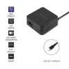 Мережевий зарядний пристрій Qoltec 65W 5-20.3V 2-3.25A USB Type-C PD (5901878510279)
