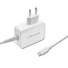 Мережевий зарядний пристрій Qoltec 65 Вт 5-20.3 В 2-3.25 А USB Type-C PD White (5901878510392)