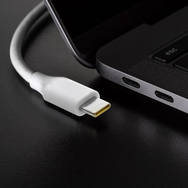 Мережевий зарядний пристрій Qoltec 65 Вт 5-20.3 В 2-3.25 А USB Type-C PD White (5901878510392)