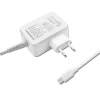 Мережевий зарядний пристрій Qoltec 65 Вт 5-20.3 В 2-3.25 А USB Type-C PD White (5901878510392)