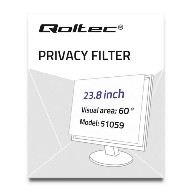 Фільтр конфіденційності Qoltec 51059 (5901878510590)