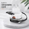 Мережевий зарядний пристрій Qoltec 51784 GaN 65 Вт USB-C PD PPS 5-20 В 3-3.25 А Black (5901878517841)