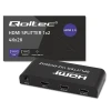 Сплітер Qoltec HDMI 1x2 4K 60Hz 6 Gb/s (5901878517971)