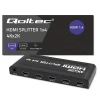 Сплітер Qoltec HDMI 1x4 4K 3.4 Gb/s (5901878517988)