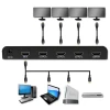 Сплітер Qoltec HDMI 1x4 4K 3.4 Gb/s (5901878517988)