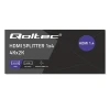 Сплітер Qoltec HDMI 1x4 4K 3.4 Gb/s (5901878517988)