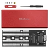Зовнішній кишеню Qoltec для M.2 SSD SATA NGFF USB 3.0 5 Гб/с 2TB Red (5901878518312)
