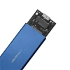 Зовнішній кишеню Qoltec для M.2 SATA SSD NGFF USB 3.0 5 Гбіт/с 2TB Blue (5901878518329)