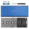 Зовнішній кишеню Qoltec для M.2 SATA SSD NGFF USB 3.0 5 Гбіт/с 2TB Blue (5901878518329)