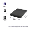 Зовнішній Qoltec DVD-RW привід USB 3.0 Black (5901878518572)