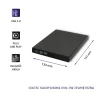 Внешний Qoltec DVD-RW привод USB 2.0 Black (5901878518589)