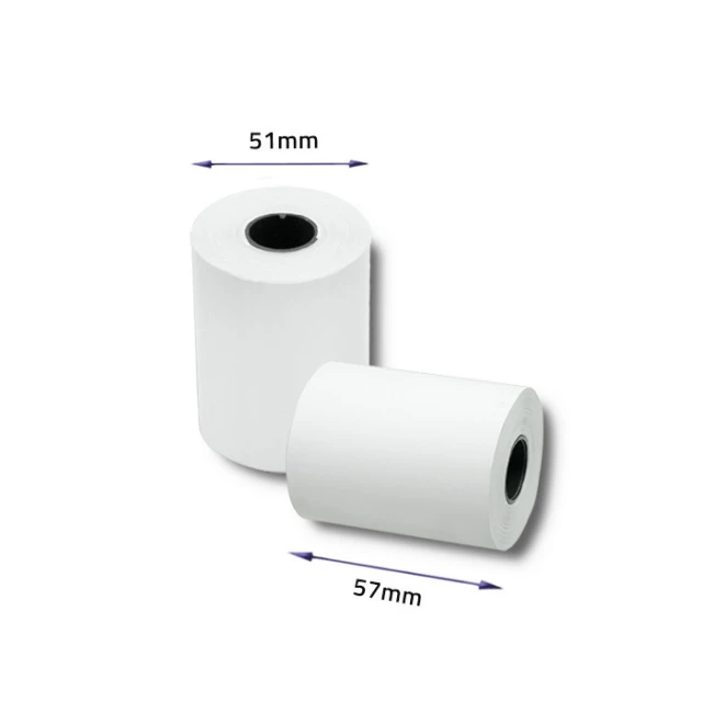 Термопапір Qoltec 57x30 мм 55 г/м² 10 шт BPA FREE (5901878518954)