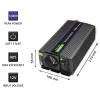 Перетворювач напруги Qoltec Monolith 1200 MS Wave 12V на 230V 600/1200 Вт USB (5901878519258)
