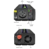 Перетворювач напруги Qoltec Monolith 1200 MS Wave 12V на 230V 600/1200 Вт USB (5901878519258)