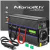 Перетворювач напруги Qoltec Monolith 1200 MS Wave 12V на 230V 600/1200 Вт USB (5901878519258)