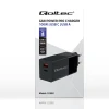 Мережевий зарядний пристрій Qoltec GaN Power Pro 100 Вт 1xUSB-C 1xUSB-A PD Black (5901878523828)