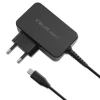 Мережевий зарядний пристрій Qoltec GaN Power Pro 1x USB-C 65W 5-20V 3-3.25A Black (5901878523866)