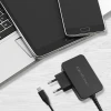 Мережевий зарядний пристрій Qoltec GaN Power Pro 1x USB-C 65W 5-20V 3-3.25A Black (5901878523866)