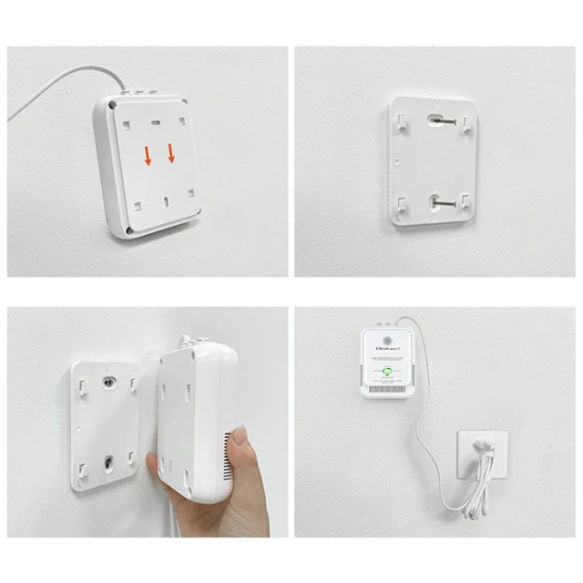 Датчик чадного газу детектор Qoltec CO сигналізація 85 дБ LED (5901878525761)