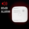 Датчик диму з батареєю Qoltec Wi-Fi Tuya 85 dB (5901878525792)