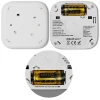 Датчик диму з батареєю Qoltec Wi-Fi Tuya 85 dB (5901878525792)