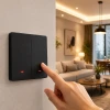 Вимикач світла Qoltec 2-канальний Wi-Fi Timer Tuya Black (5901878527086)