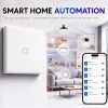 Вимикач світла сенсорний Qoltec 1-канальний Wi-Fi Timer Tuya White (5901878527154)