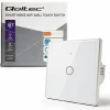 Вимикач світла сенсорний Qoltec 1-канальний Wi-Fi Timer Tuya White (5901878527154)