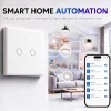 Вимикач світла сенсорний Qoltec 2-канальний Wi-Fi Timer Tuya White (5901878527161)
