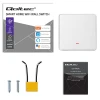 Розумний вимикач світла Qoltec 1-канальний Wi-Fi з таймером Tuya White (5901878527192)