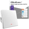 Розумний вимикач світла Qoltec 1-канальний Wi-Fi з таймером Tuya White (5901878527192)